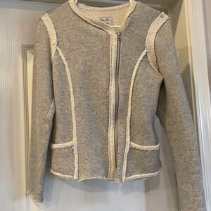 Lucky Lotus Lucky Brand sweater jacket sz L